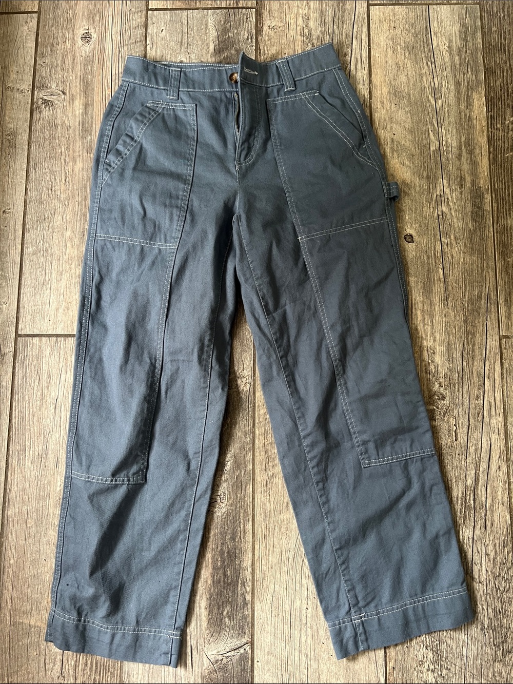 Old Navy Women's Gray Cargo Utility Pants